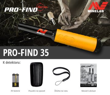 Dohledávací detektor kovů Minelab PRO-FIND 35